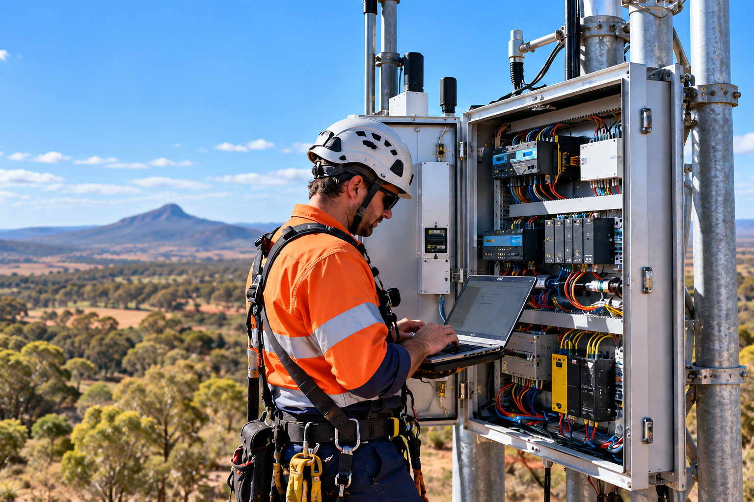 Telecom Technician at a Rural Tower